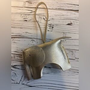Jim Thompson Leather Elephant Bag Holder / Bag Charm